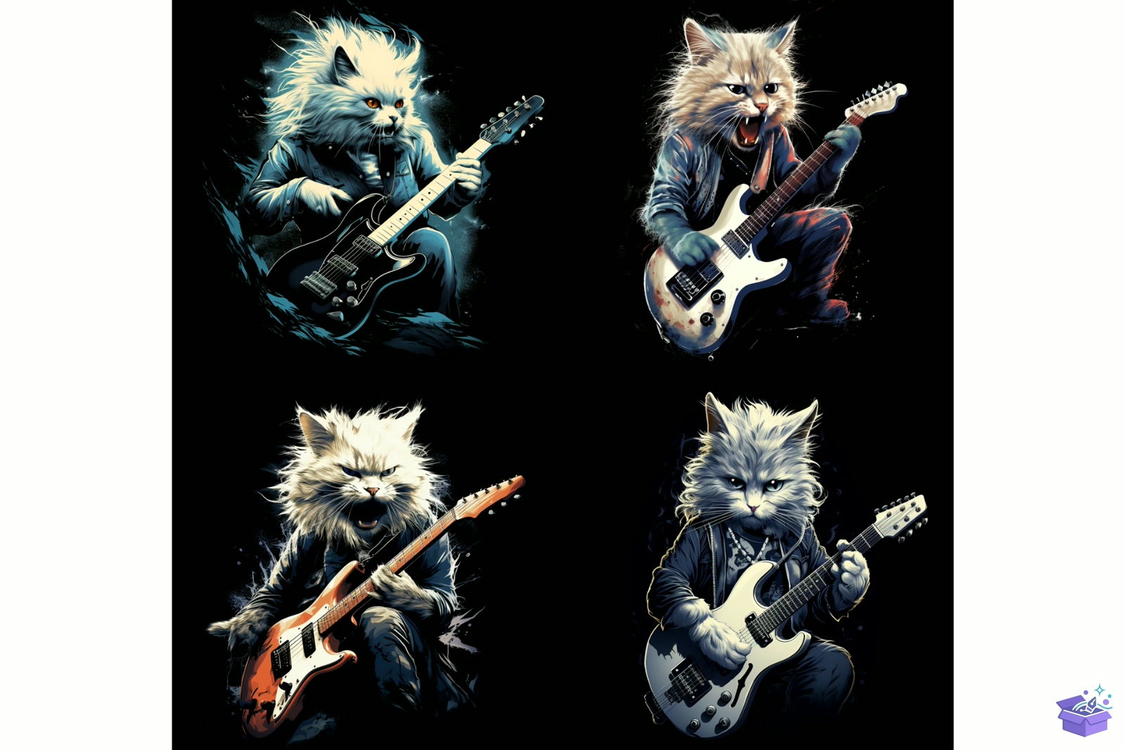 Prompt For Animal Rocker Süblimasyon Baskı - DTF & Süblimasyon Baskı Tasarımı (SVG, DXF, EPS, PNG) - detaylı önizleme 4