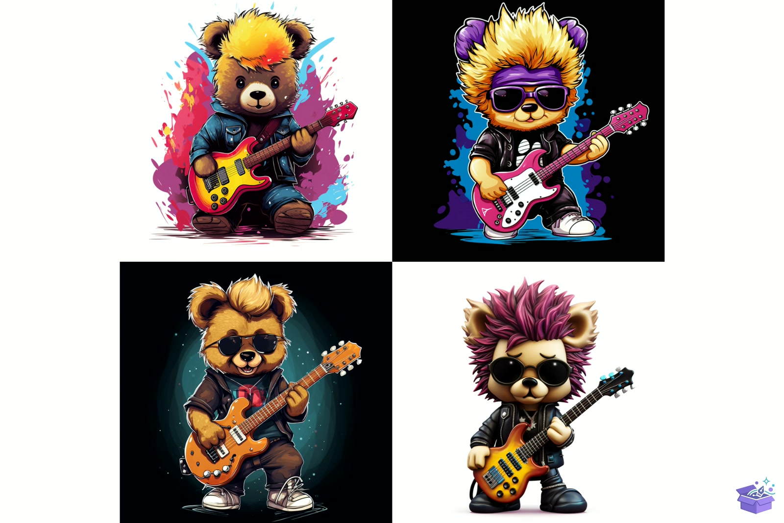 Prompt For Animal Rocker Süblimasyon Baskı - DTF & Süblimasyon Baskı Tasarımı (SVG, DXF, EPS, PNG) - detaylı önizleme 5