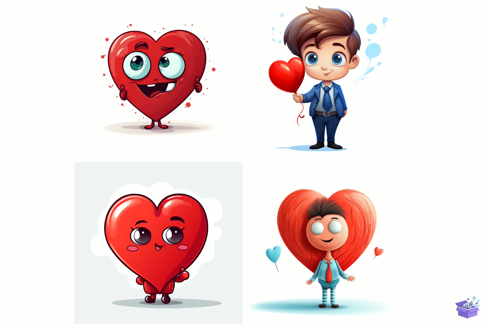 Prompt For Kalp Temalı Character Süblimasyon Baskı - DTF & Süblimasyon Baskı Tasarımı (SVG, DXF, EPS, PNG) - detaylı önizleme 6