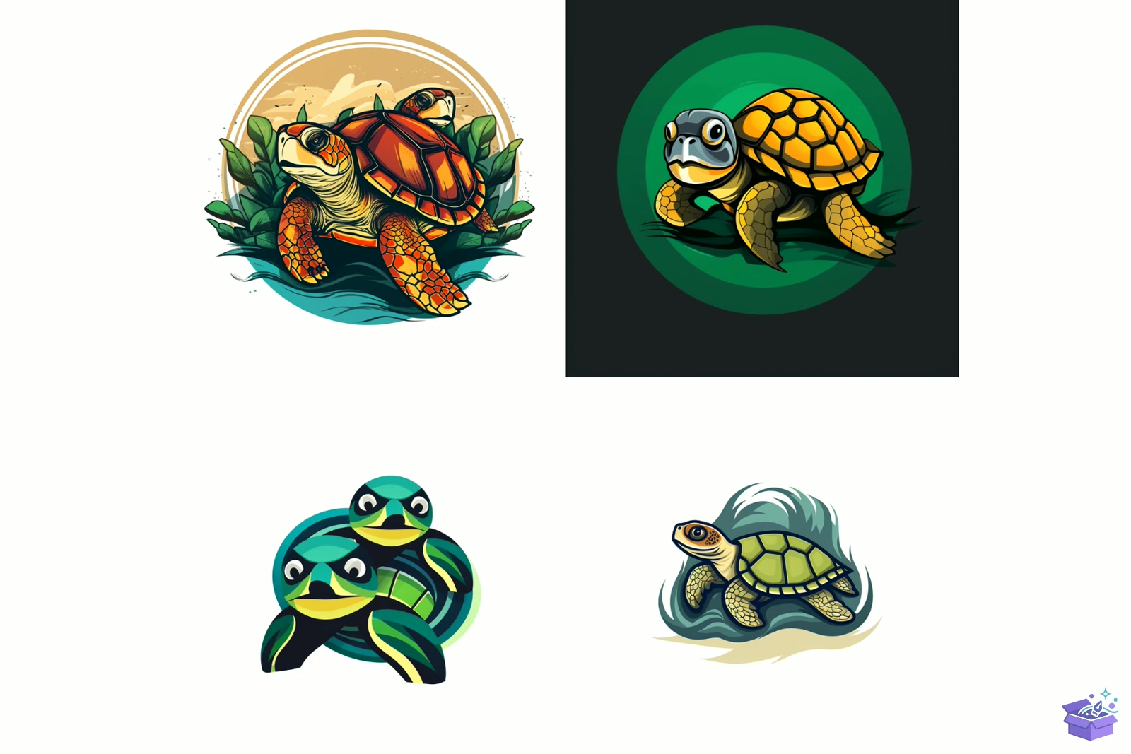 Cute Sea Turtle Couple Süblimasyon Baskı - DTF & Süblimasyon Baskı Tasarımı (SVG, DXF, EPS, PNG) - detaylı önizleme 3