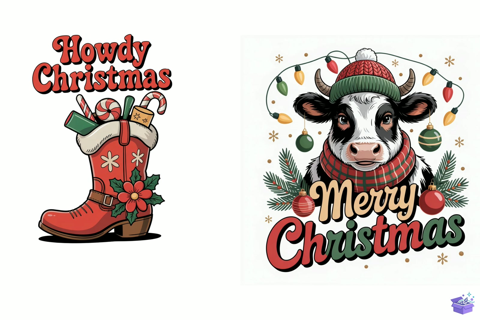 Vintage Retro Yılbaşı Süblimasyon Baskı - DTF & Süblimasyon Baskı Tasarımı (SVG, DXF, EPS, PNG) - detaylı önizleme 4