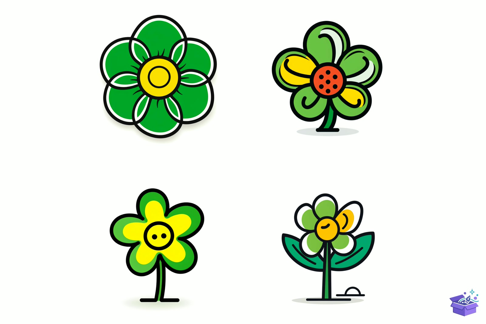 Prompt For Çiçek Icon Drawing - Lazer Kesim ve Çizim Dosyası (SVG, DXF, EPS, PNG) - detaylı önizleme 6