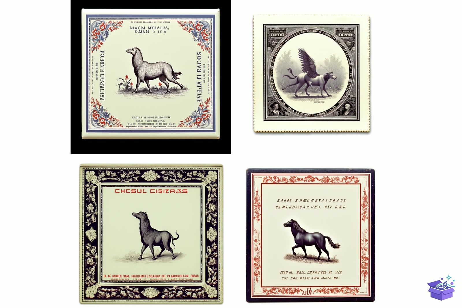 Prompt For Köpek Vintage Stamp - Lazer Kesim ve Çizim Dosyası (SVG, DXF, EPS, PNG) - detaylı önizleme 5