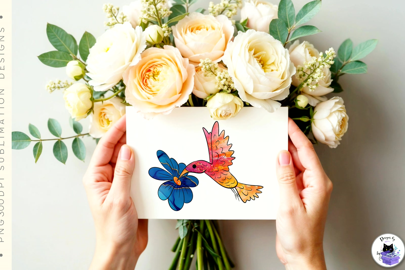Hummingbird PNG Süblimasyon Baskı - DTF & Süblimasyon Baskı Tasarımı (SVG, DXF, EPS, PNG) - detaylı önizleme 2