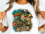 "Fish More Worry Less" Komik Balıkçılık Tasarımı - DTF & Süblimasyon Baskı Tasarımı (PNG) - detaylı önizleme 3