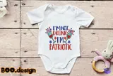 "I'm Not Drunk I'm Patriotic" 4 Temmuz - Makine Nakış Deseni (PES, DST, JEF, EXP, VP3, HUS) - detaylı önizleme 2