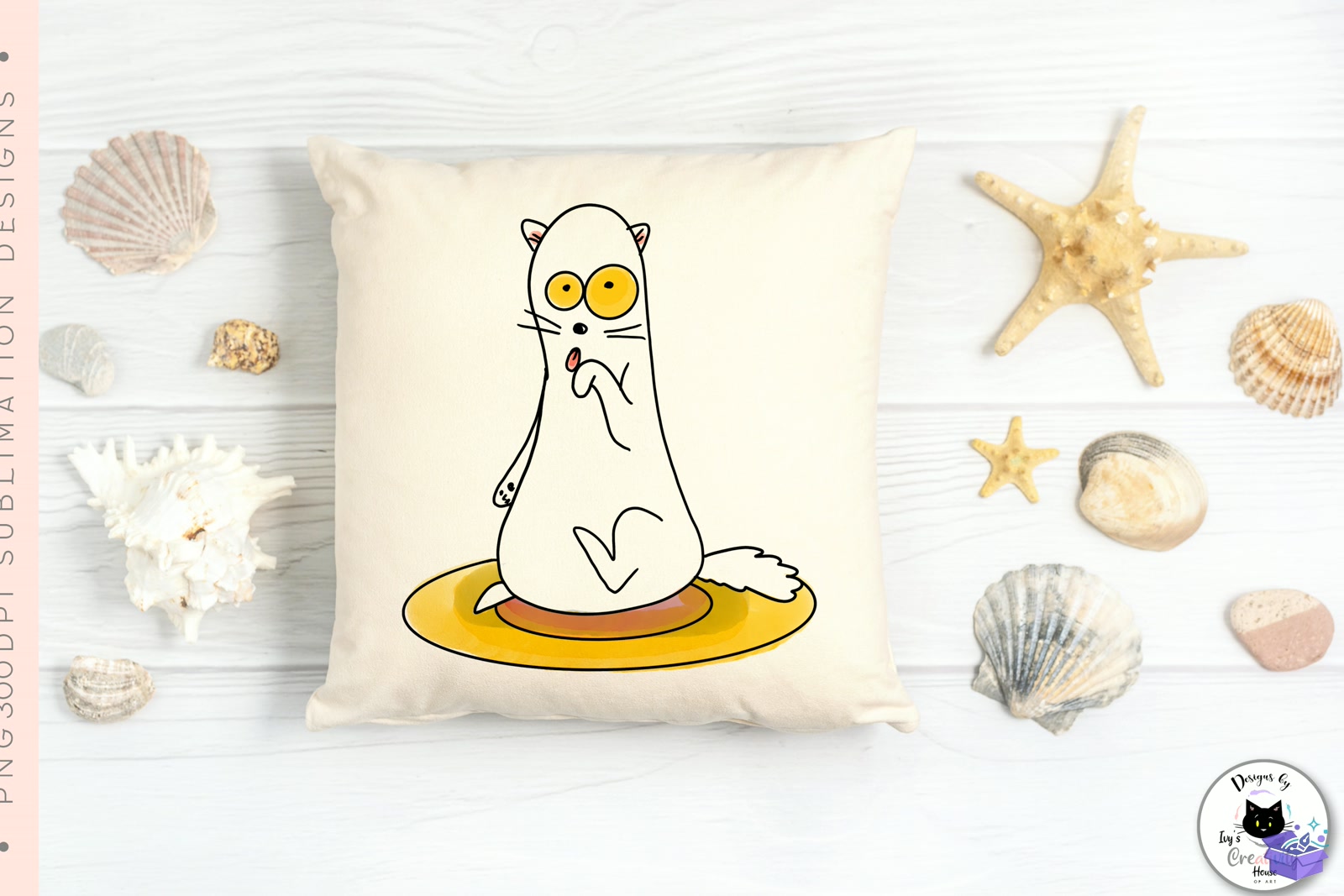 Funny Kedi Doodles Cute Kedi - DTF & Süblimasyon Baskı Tasarımı (SVG, DXF, EPS, PNG) - detaylı önizleme 4