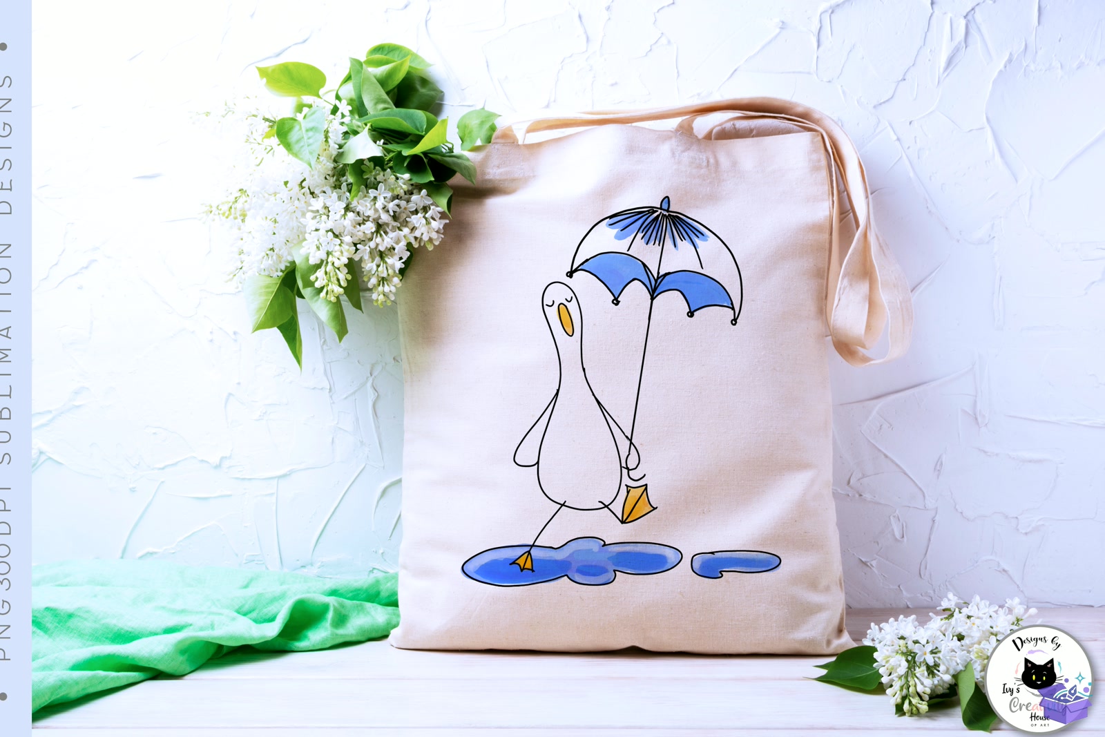 Funny Goose Animal Doodles - DTF & Süblimasyon Baskı Tasarımı (SVG, DXF, EPS, PNG) - detaylı önizleme 2