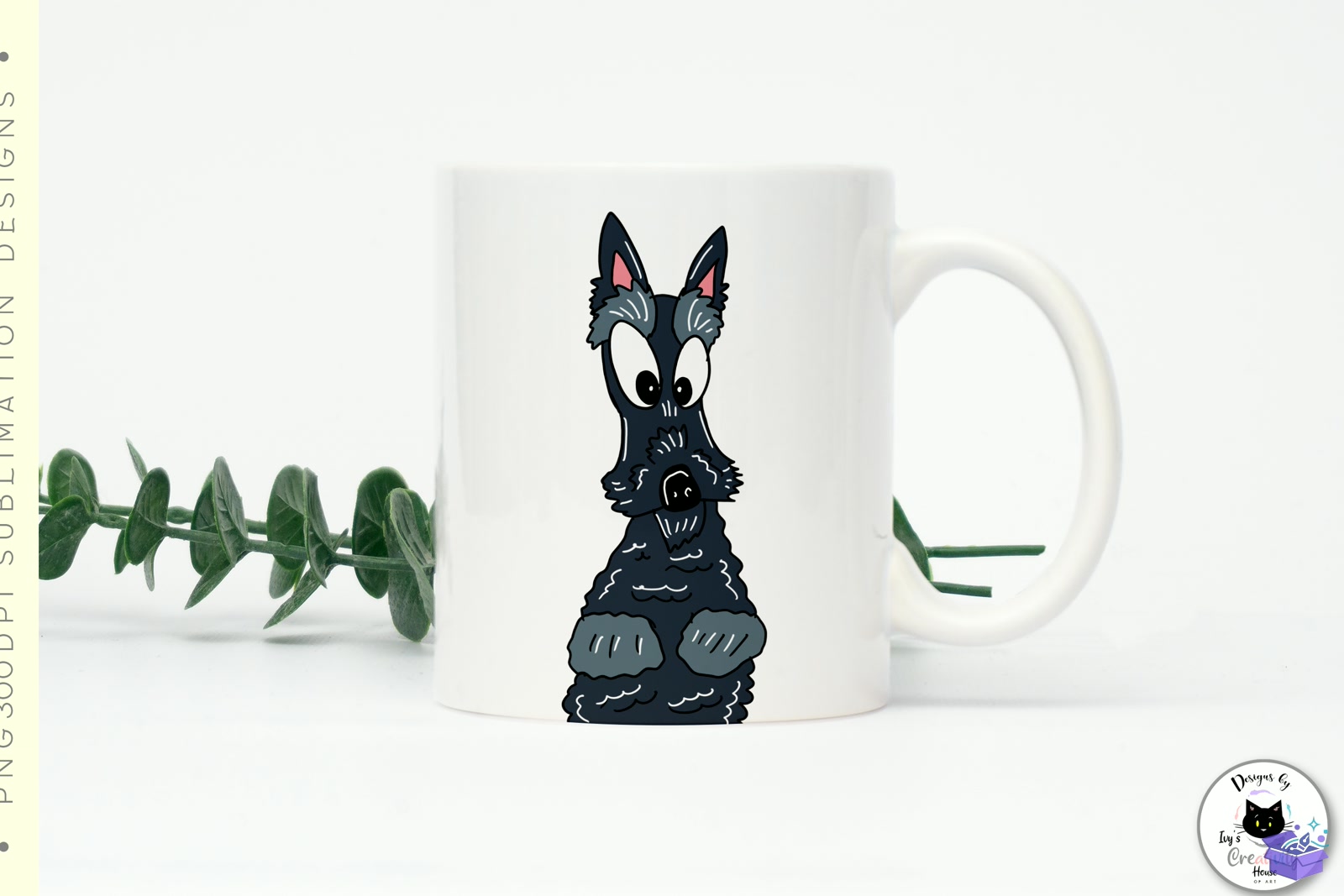 Funny Cartoon Köpek Süblimasyon Baskı Designs - DTF & Süblimasyon Baskı Tasarımı (SVG, DXF, EPS, PNG) - detaylı önizleme 3
