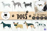 Köpek Irkları Tasarımları - DTF & Süblimasyon Baskı Tasarımı (SVG, DXF, EPS, PNG) - detaylı önizleme 1