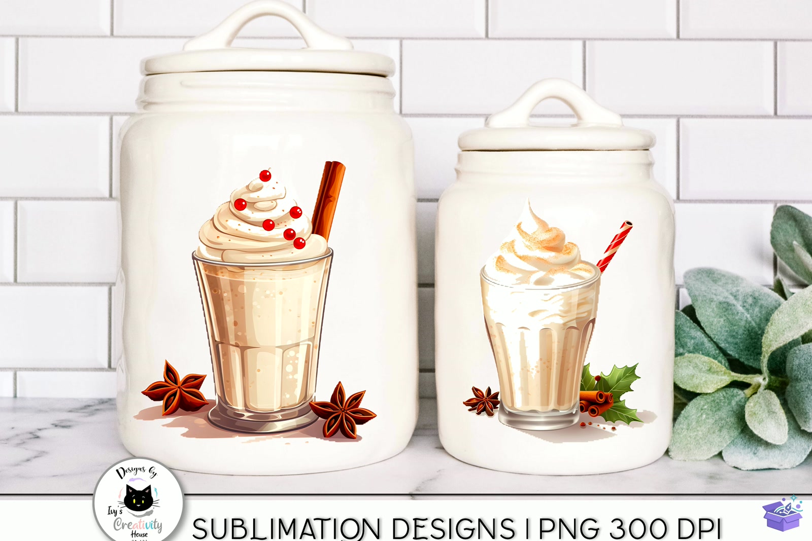 Coffee Drink Yılbaşı - DTF & Süblimasyon Baskı Tasarımı (SVG, DXF, EPS, PNG) - detaylı önizleme 4