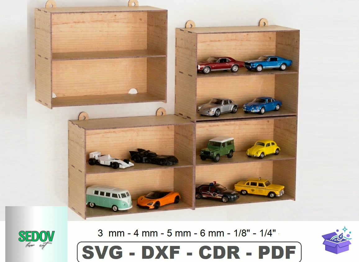Laser : Wall Organizer Kutu - Lazer Kesim ve Çizim Dosyası (SVG, DXF, EPS, PNG) - Lazer Kesim Dosyaları İndir (DXF, SVG, EPS)