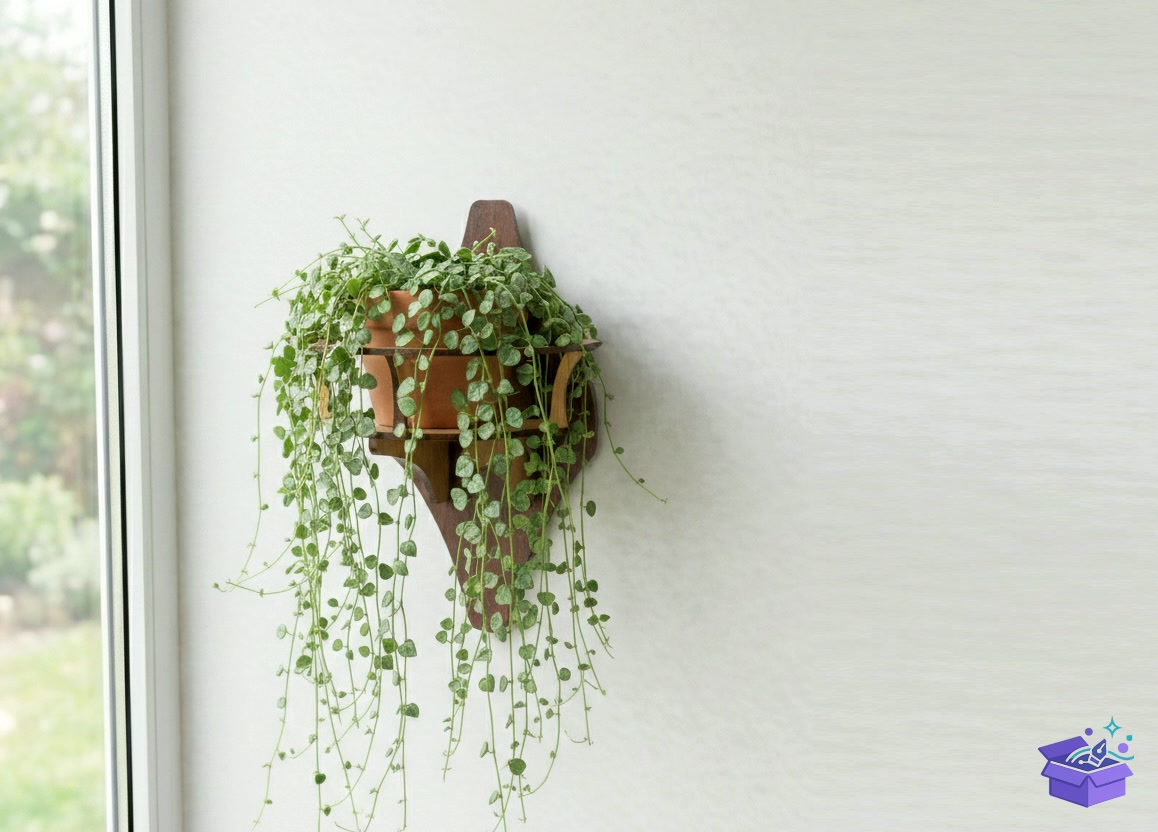 Lazer Kesim Wall Plant Tutucu - Lazer Kesim ve Çizim Dosyası (SVG, DXF, EPS, PNG) - detaylı önizleme 3