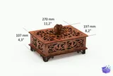 Ayaklı Desenli Kutu (7 Tasarım) - Lazer Kesim ve Çizim Dosyası (SVG, DXF, CDR, PDF, PNG) - detaylı önizleme 2