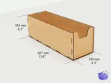 6 Çekmeceli Masa Kutusu - Lazer Kesim ve Çizim Dosyası (SVG, DXF, CDR, PDF, PNG) - detaylı önizleme 4
