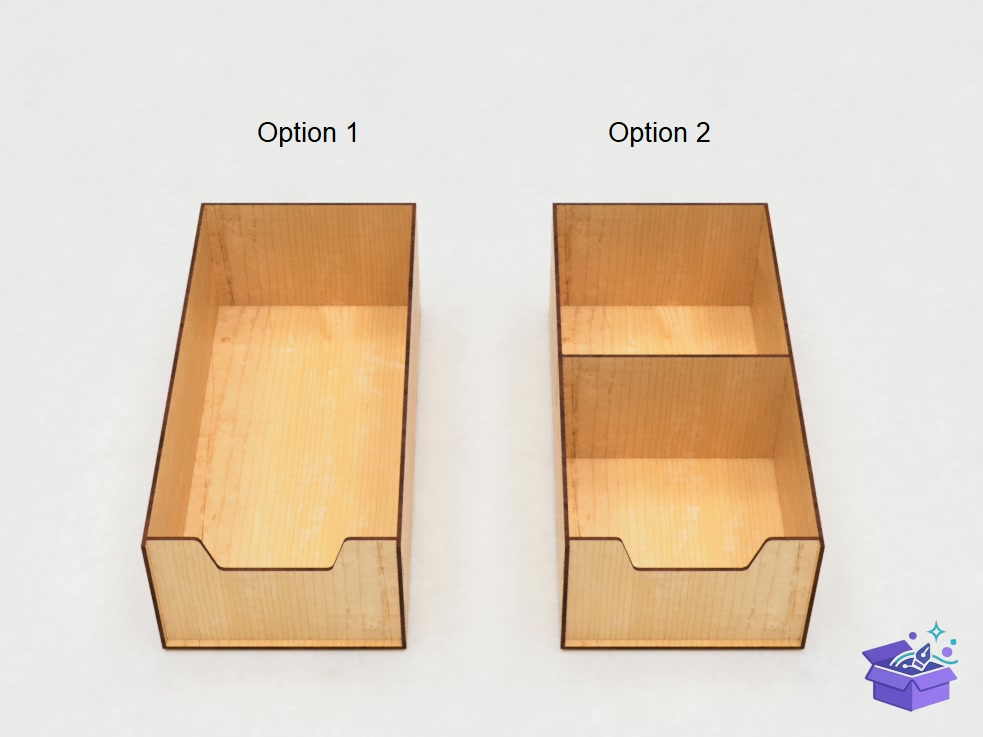 Lazer Kesim Chest 6 Drawers İn Two Rows - Lazer Kesim ve Çizim Dosyası (SVG, DXF, EPS, PNG) - detaylı önizleme 4