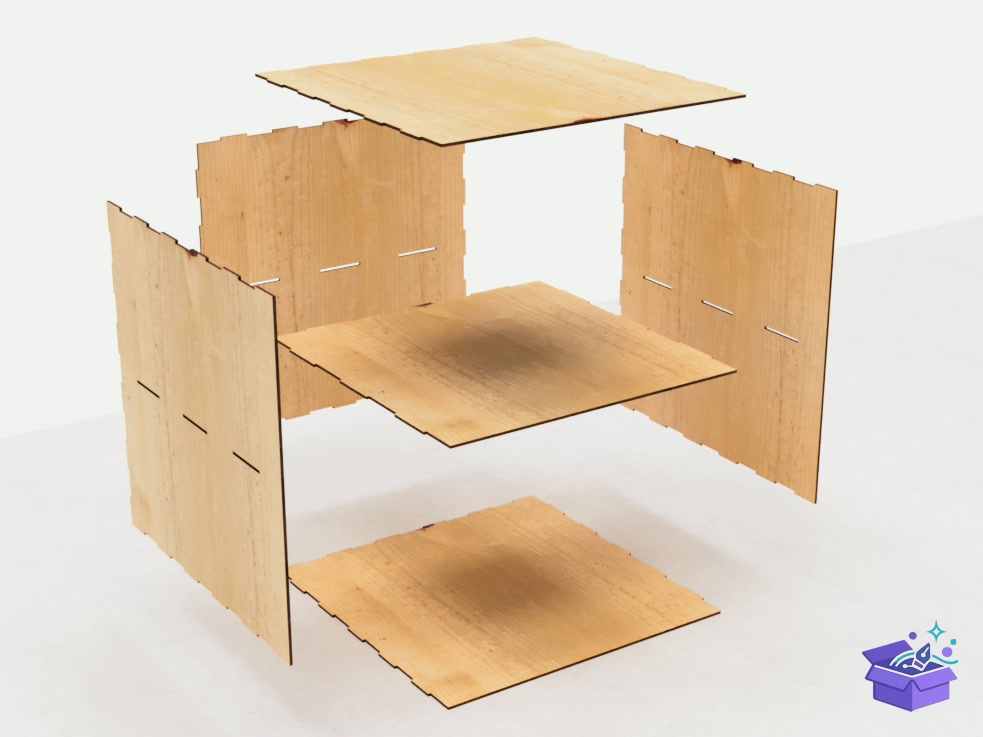 Lazer Kesim Drawer Organizer Or Chest - Lazer Kesim ve Çizim Dosyası (SVG, DXF, EPS, PNG) - detaylı önizleme 5