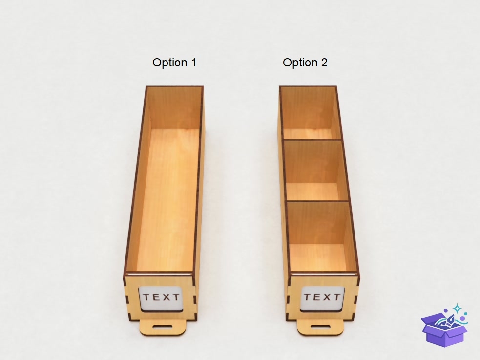 Organizer 16 Drawers Lazer Kesim - Lazer Kesim ve Çizim Dosyası (SVG, DXF, EPS, PNG) - detaylı önizleme 4