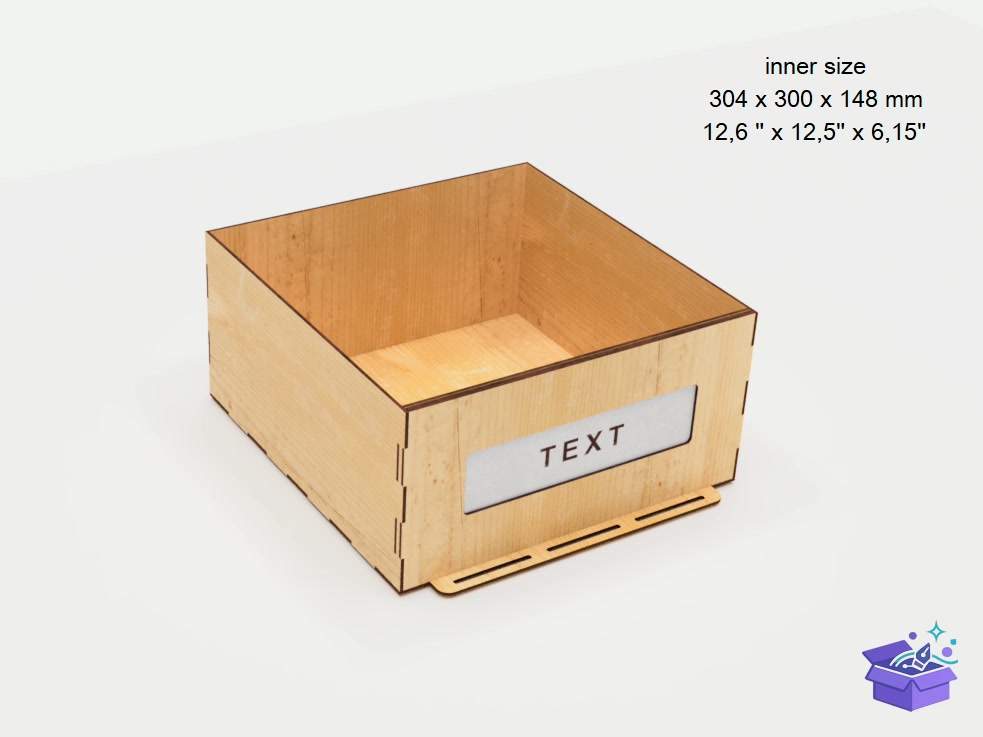 Drawer Organizer Laser - Lazer Kesim ve Çizim Dosyası (SVG, DXF, EPS, PNG) - detaylı önizleme 4