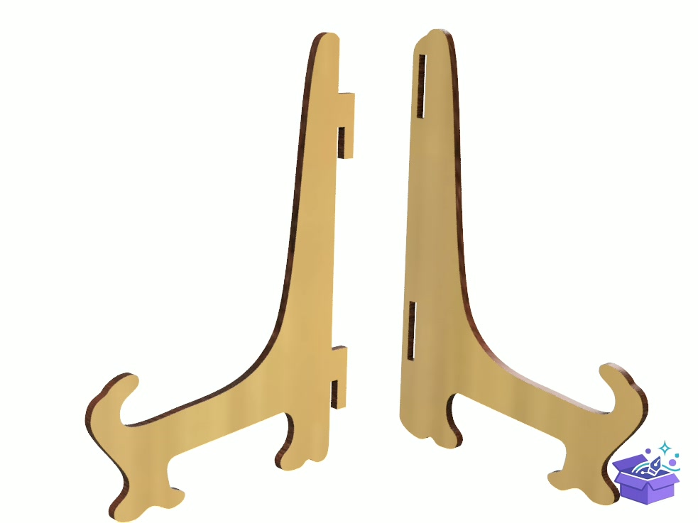 Lazer Kesim Of Plate Tutucu - Lazer Kesim ve Çizim Dosyası (SVG, DXF, EPS, PNG) - detaylı önizleme 5