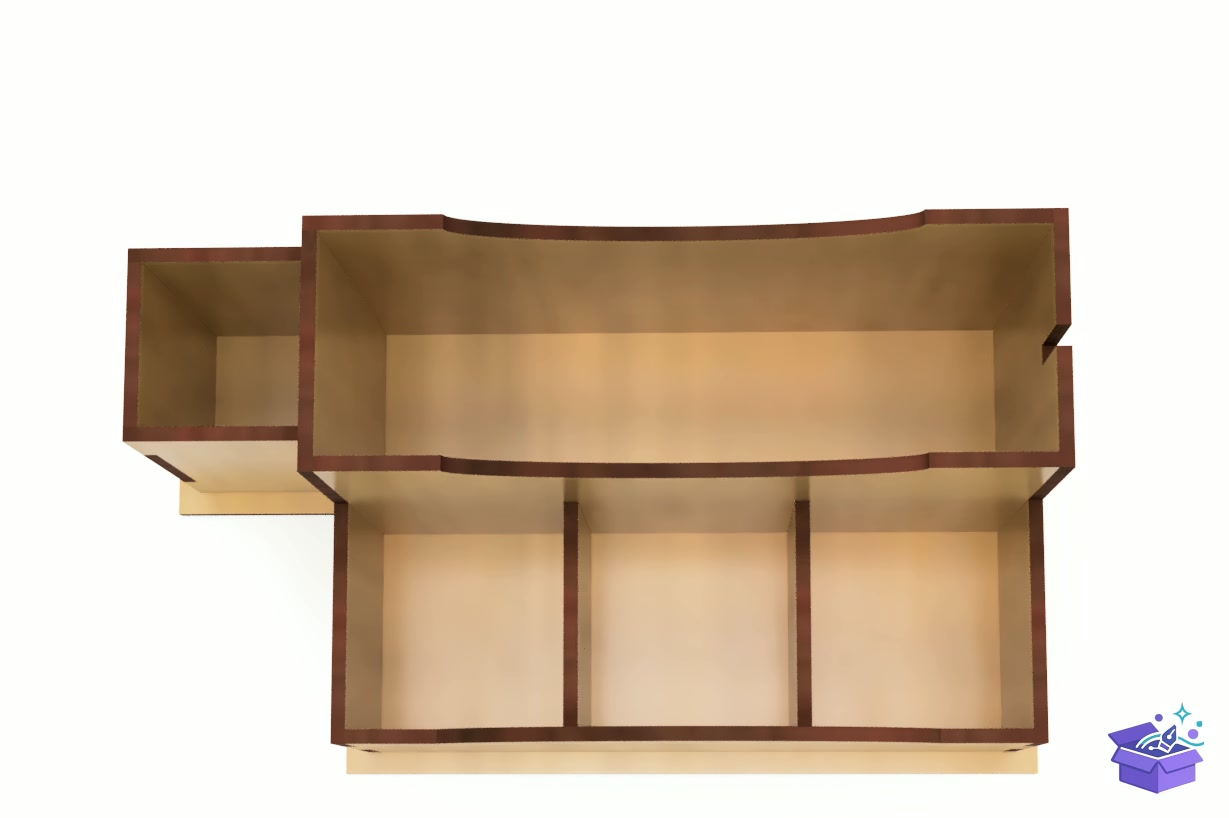 Lazer Kesim Napkin Tutucu Spice Rack - Lazer Kesim ve Çizim Dosyası (SVG, DXF, EPS, PNG) - detaylı önizleme 3