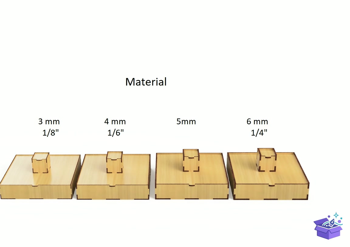 Lazer Kesim Packing Kutu Height 50 Mm - Lazer Kesim ve Çizim Dosyası (SVG, DXF, EPS, PNG) - detaylı önizleme 2