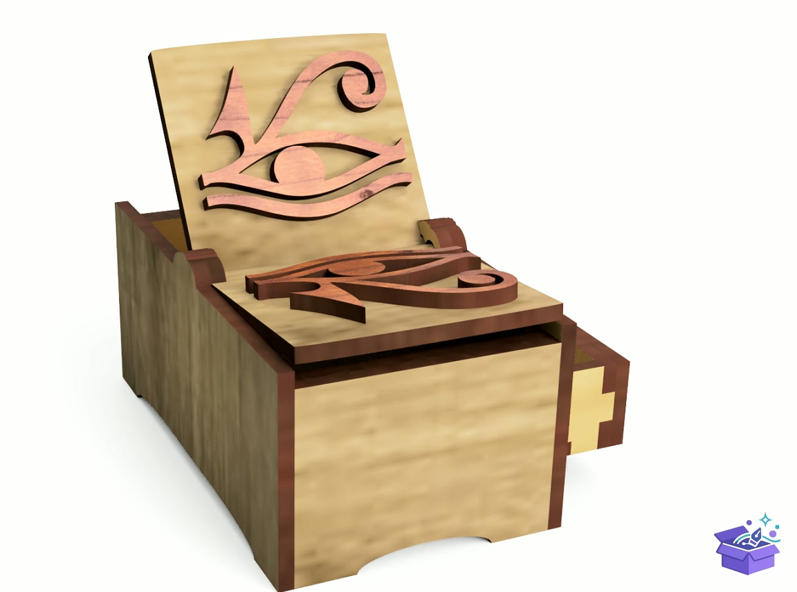 Lazer Kesim Kutu Şablon For Board Games - Lazer Kesim ve Çizim Dosyası (SVG, DXF, EPS, PNG) - detaylı önizleme 5