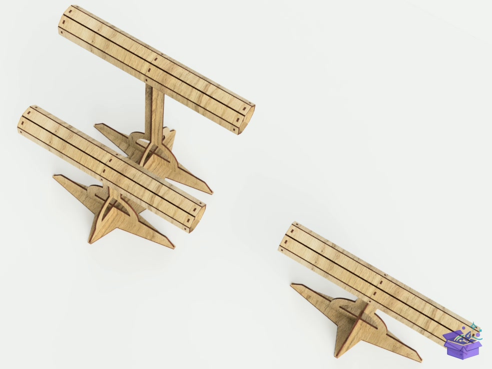 Bracelet Retail Display Stand Lazer Kesim - El İşi ve Kesim Dosyası (SVG, DXF, EPS, PNG) - detaylı önizleme 4