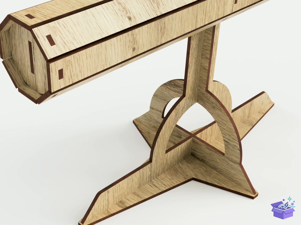 Bracelet Retail Display Stand Lazer Kesim - El İşi ve Kesim Dosyası (SVG, DXF, EPS, PNG) - detaylı önizleme 6