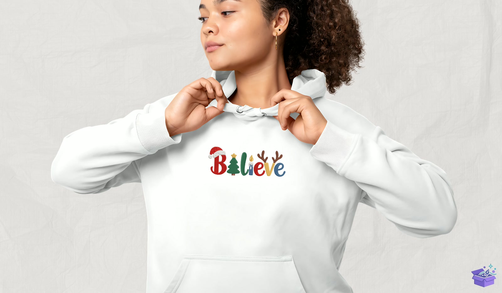 Believe Yılbaşı Alphabet - Makine Nakış Deseni (SVG, DXF, EPS, PNG) - detaylı önizleme 4