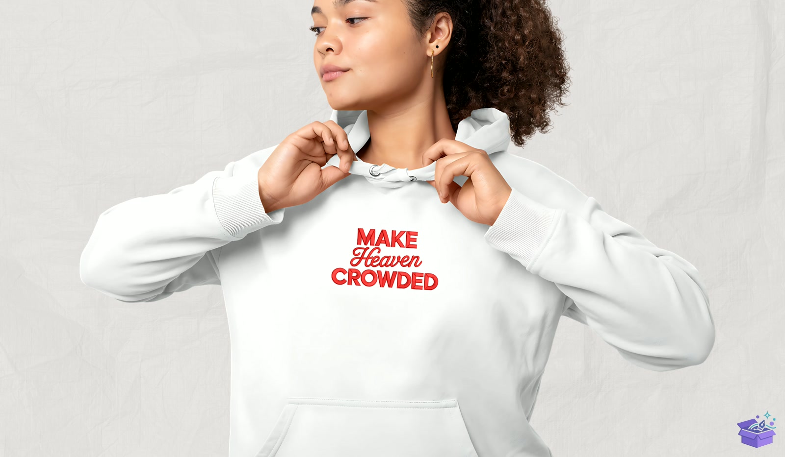 Make Heaven Crowded - Makine Nakış Deseni (SVG, DXF, EPS, PNG) - detaylı önizleme 4