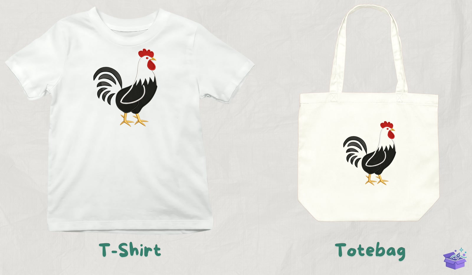 Farm Animal - Makine Nakış Deseni (SVG, DXF, EPS, PNG) - detaylı önizleme 3