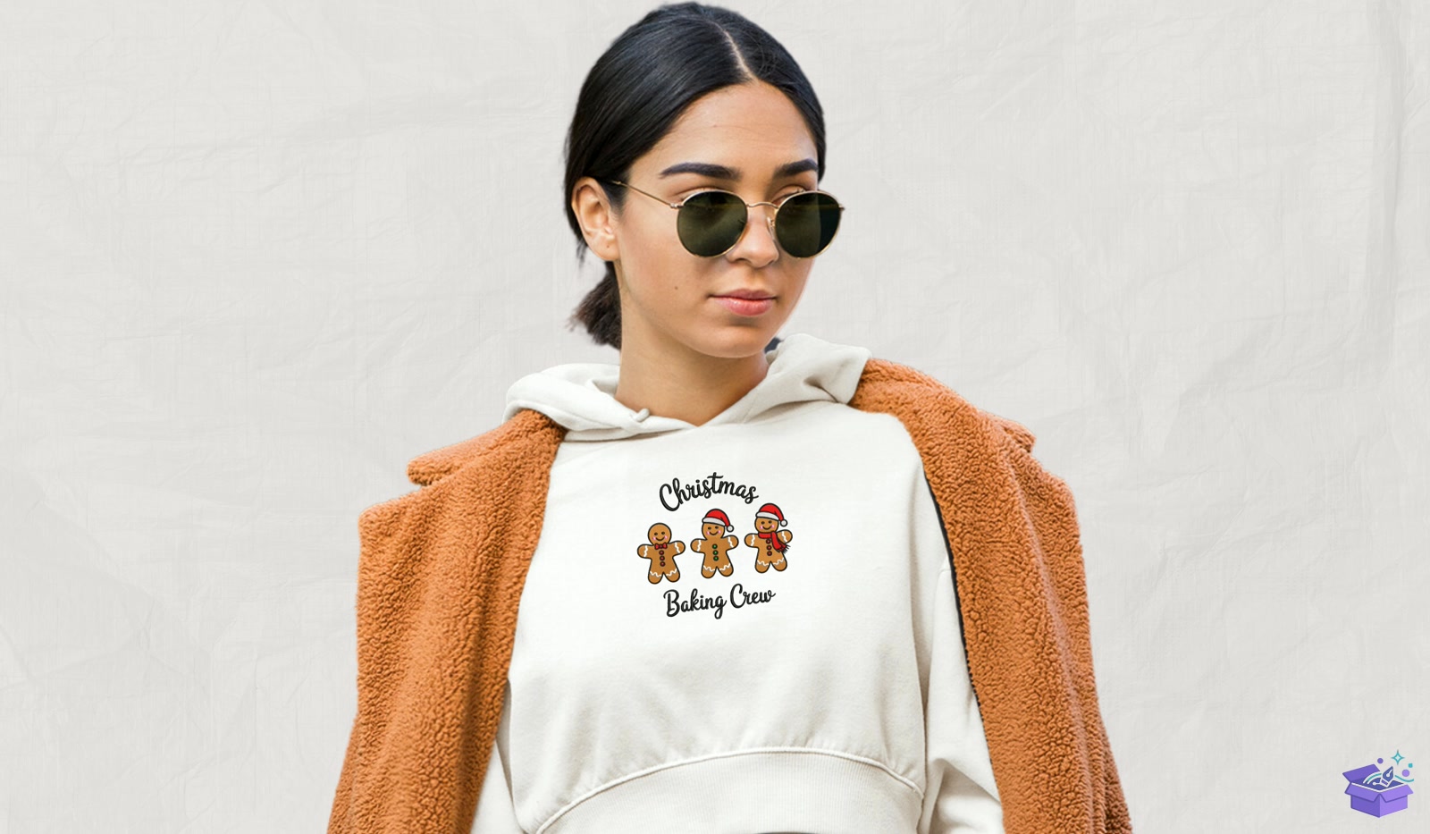 Gingerbread Trio - Makine Nakış Deseni (SVG, DXF, EPS, PNG) - detaylı önizleme 2
