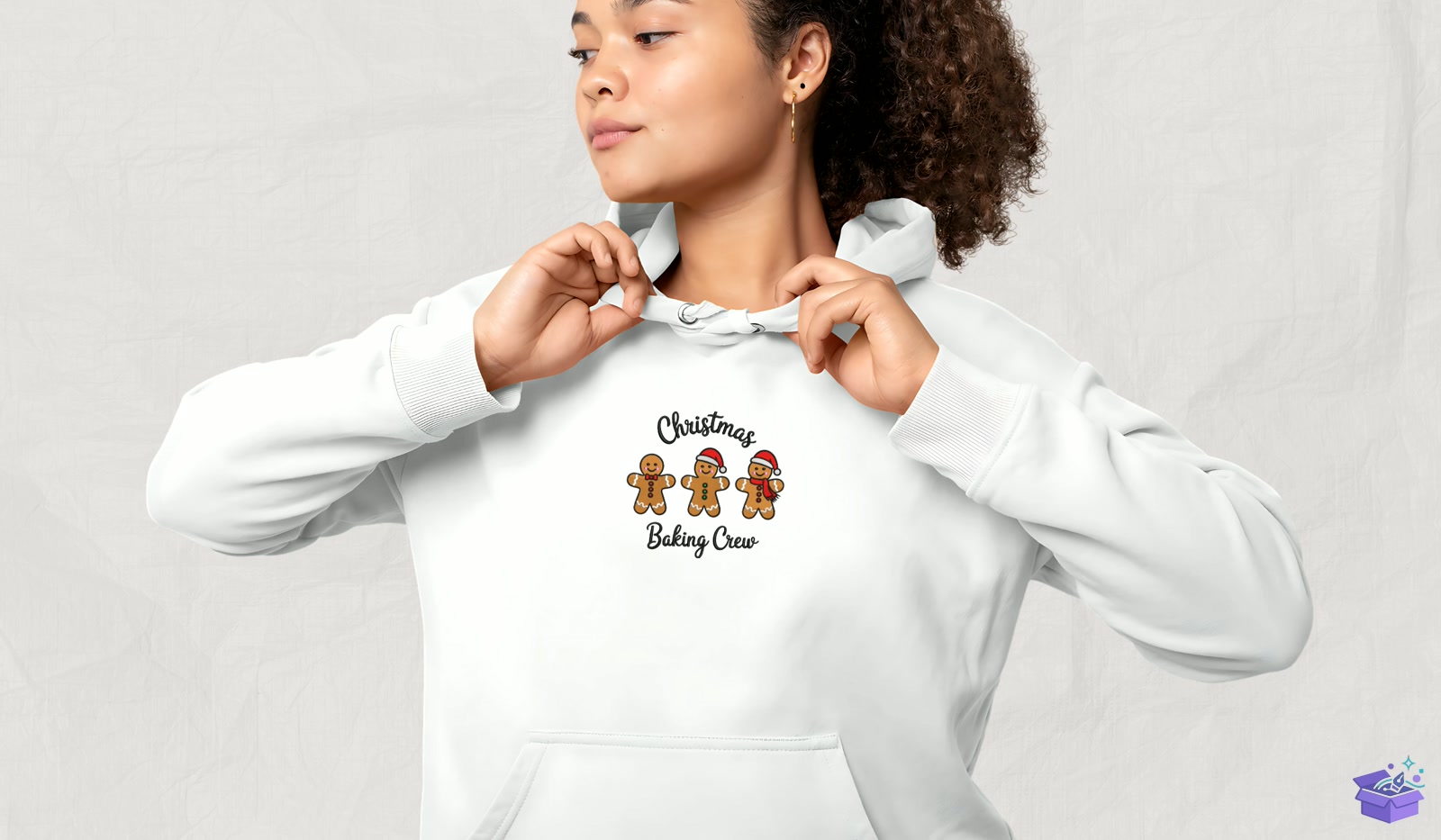 Gingerbread Trio - Makine Nakış Deseni (SVG, DXF, EPS, PNG) - detaylı önizleme 4