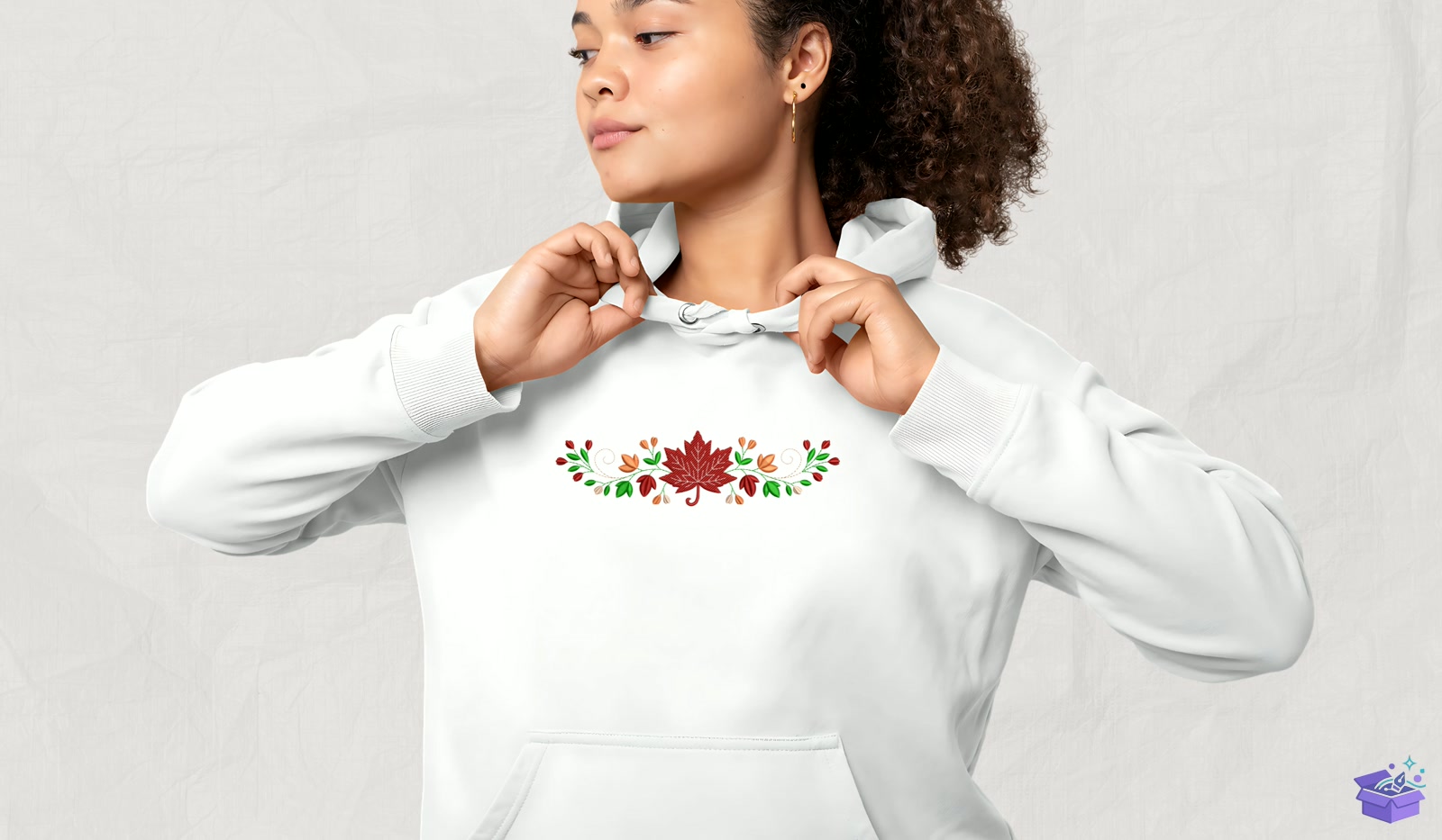 Maple Leaf - Makine Nakış Deseni (SVG, DXF, EPS, PNG) - detaylı önizleme 4