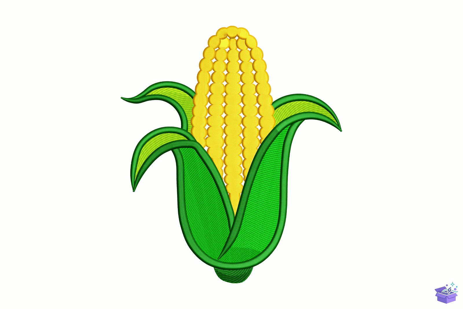 Sweet Corn - Makine Nakış Deseni (SVG, DXF, EPS, PNG) - detaylı önizleme 5