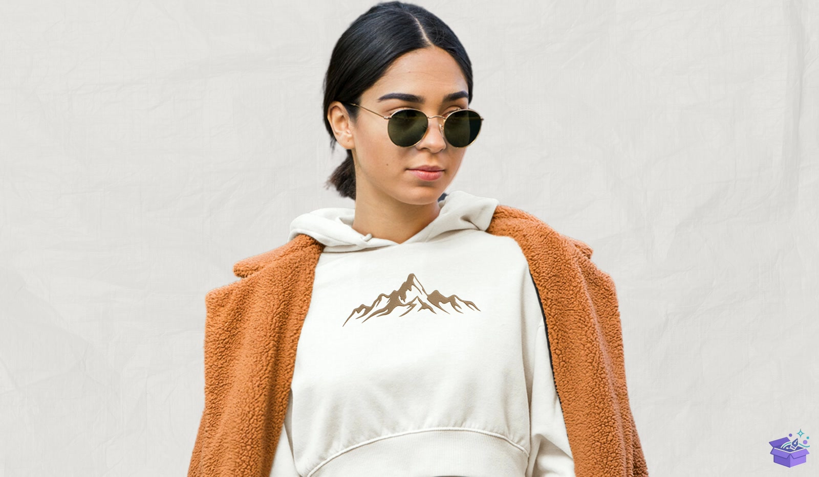 Mountain Outline - Makine Nakış Deseni (SVG, DXF, EPS, PNG) - detaylı önizleme 2
