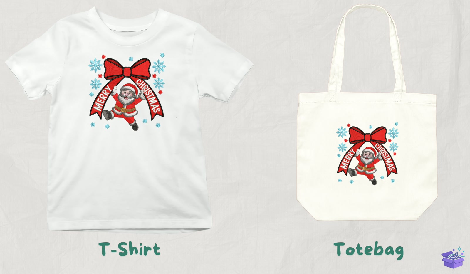 Santa Yılbaşı Tabela Levha - Makine Nakış Deseni (SVG, DXF, EPS, PNG) - detaylı önizleme 3