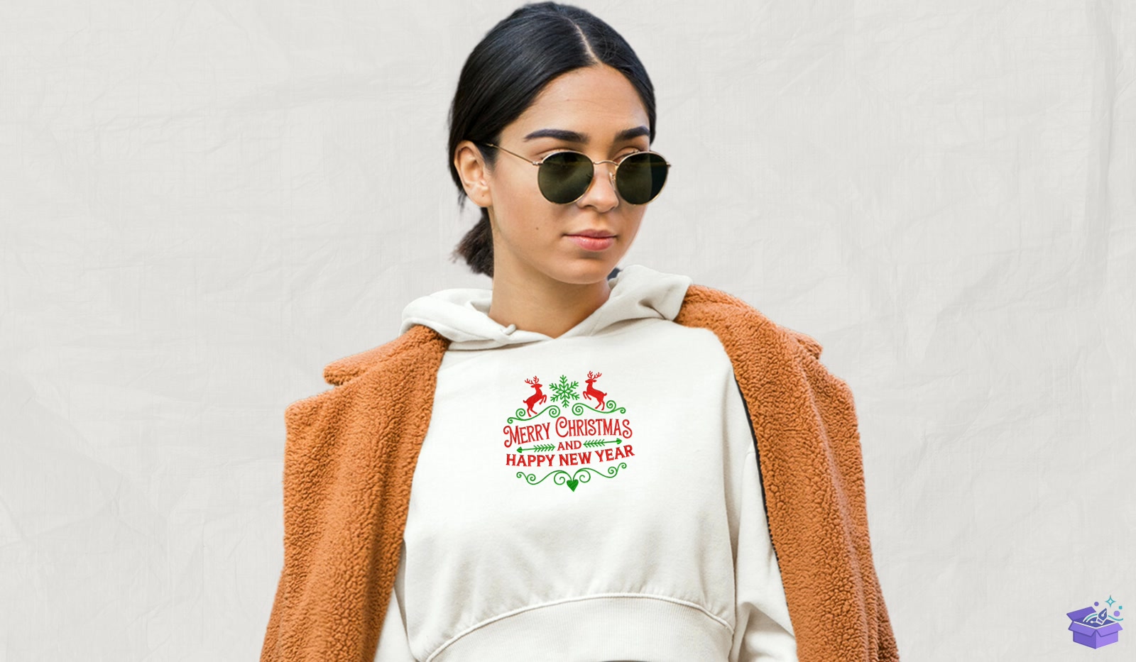 Merry Yılbaşı Text - Makine Nakış Deseni (SVG, DXF, EPS, PNG) - detaylı önizleme 2