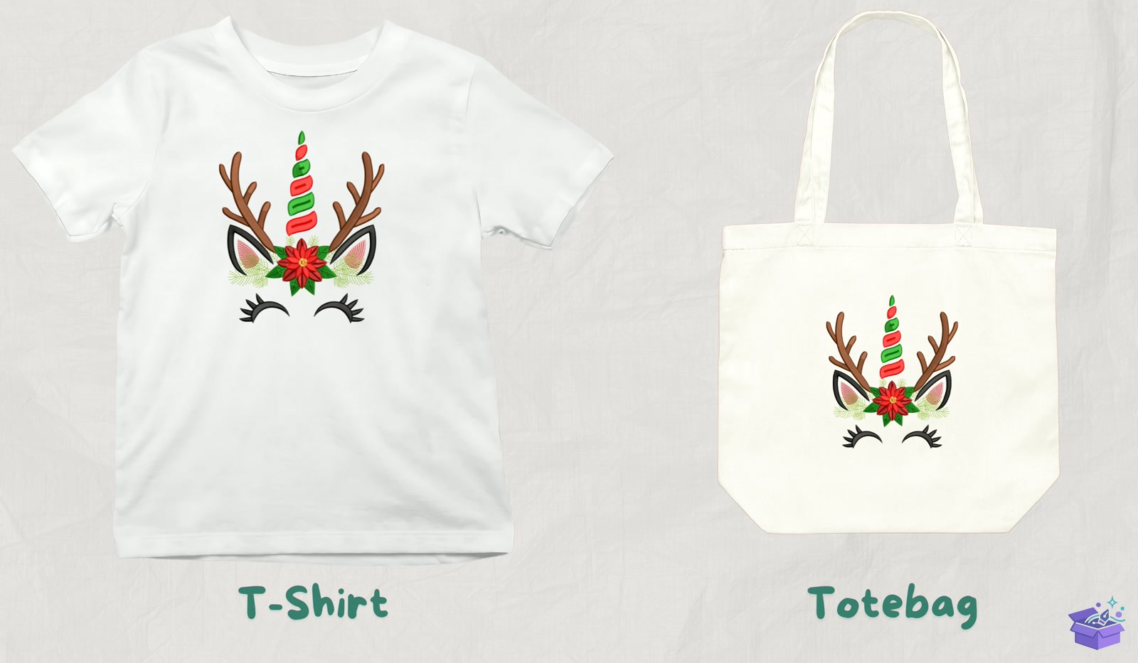 Ren Geyiği Antlers - Makine Nakış Deseni (SVG, DXF, EPS, PNG) - detaylı önizleme 3