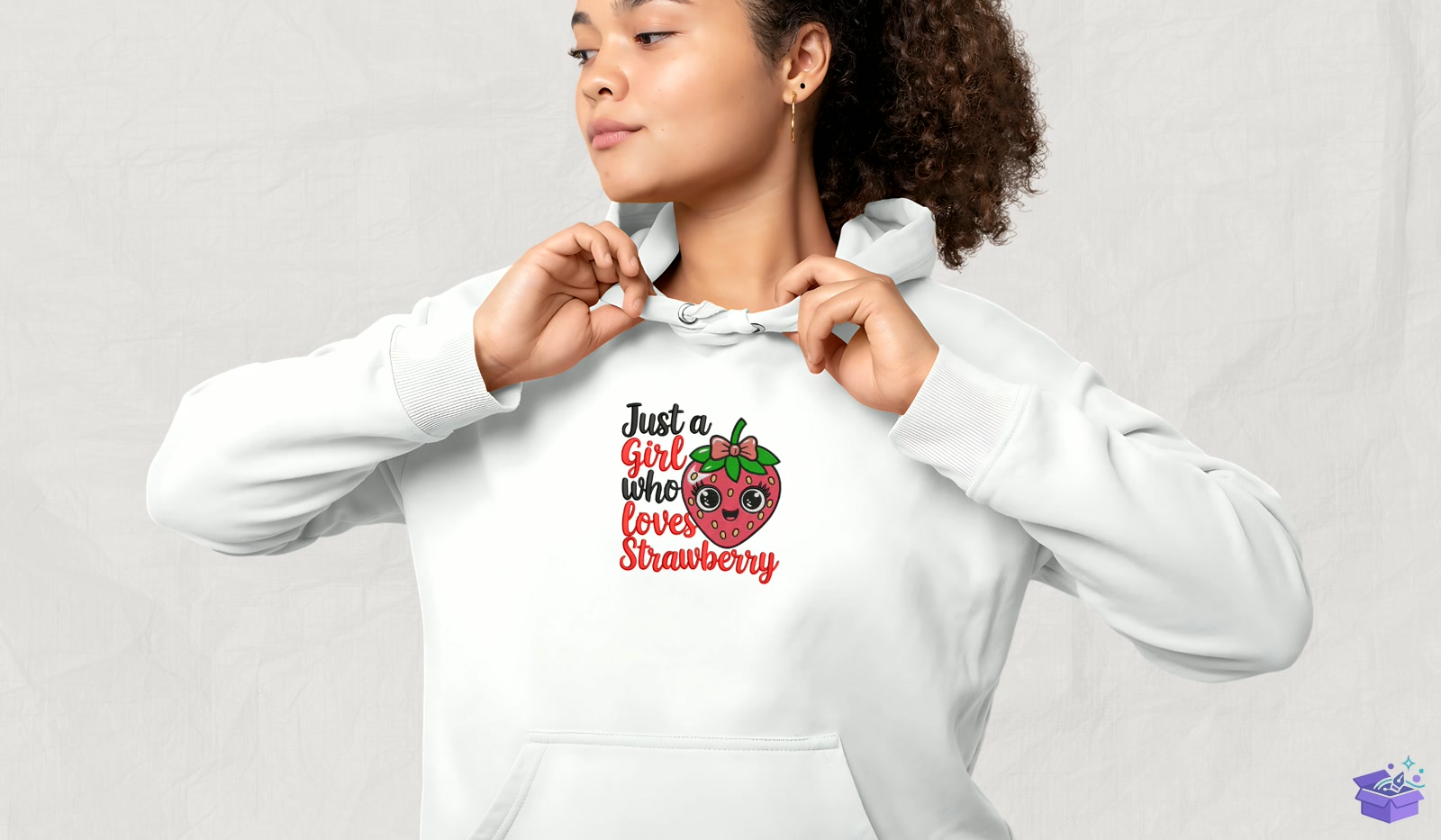 Strawberry Lover Gift - Makine Nakış Deseni (SVG, DXF, EPS, PNG) - detaylı önizleme 4