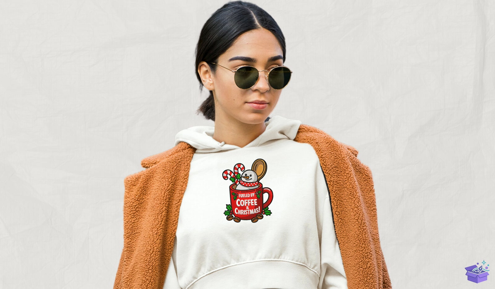 Yılbaşı Cocoa - Makine Nakış Deseni (SVG, DXF, EPS, PNG) - detaylı önizleme 2