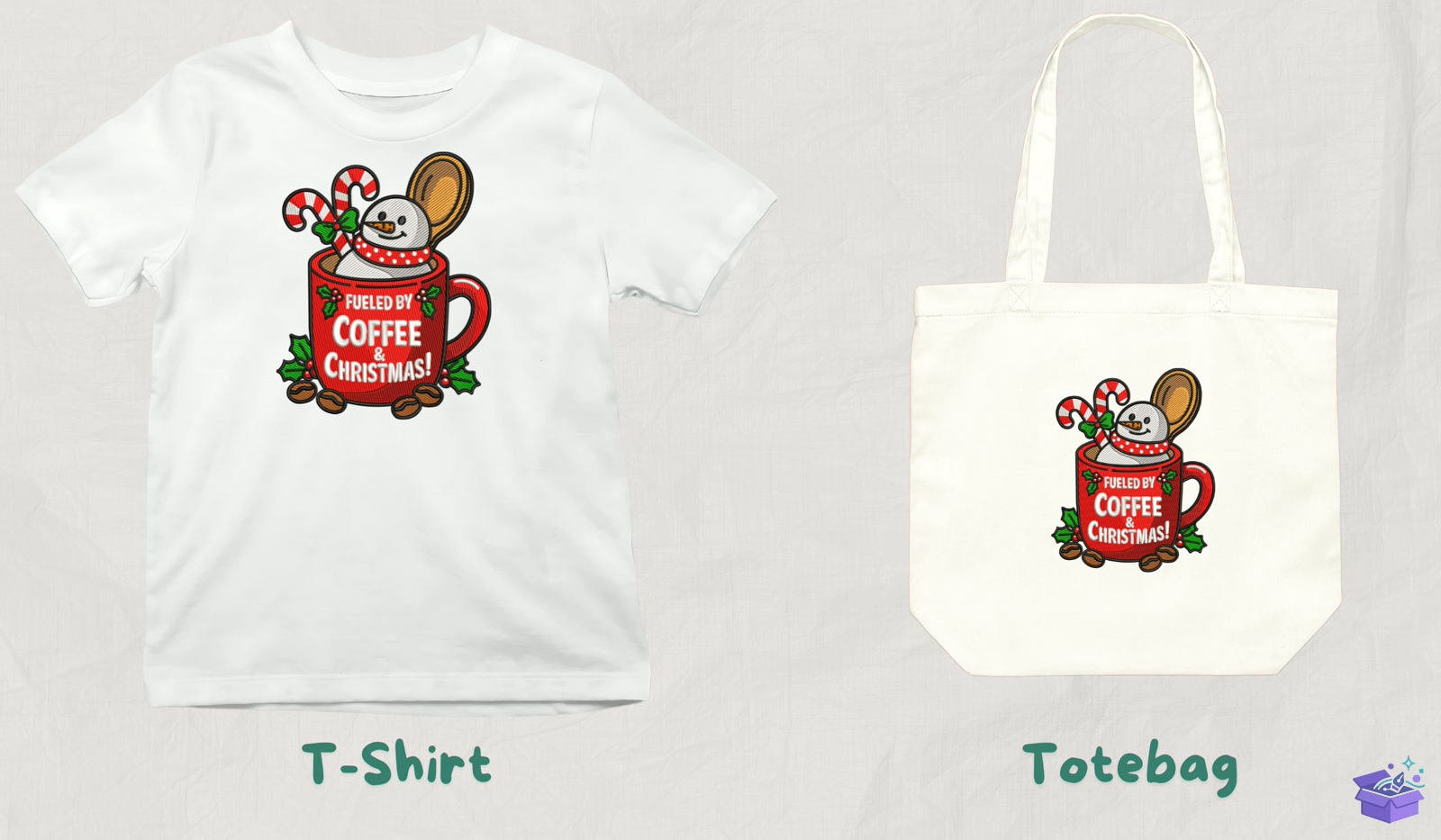 Yılbaşı Cocoa - Makine Nakış Deseni (SVG, DXF, EPS, PNG) - detaylı önizleme 3
