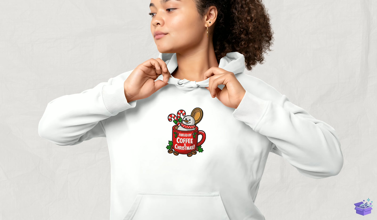 Yılbaşı Cocoa - Makine Nakış Deseni (SVG, DXF, EPS, PNG) - detaylı önizleme 4