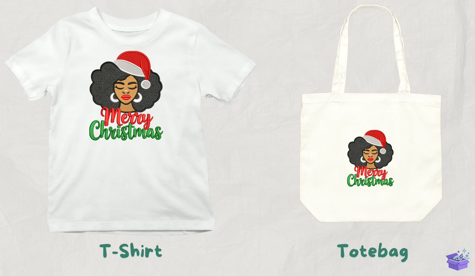Afro Hair - Makine Nakış Deseni (SVG, DXF, EPS, PNG) - detaylı önizleme 3