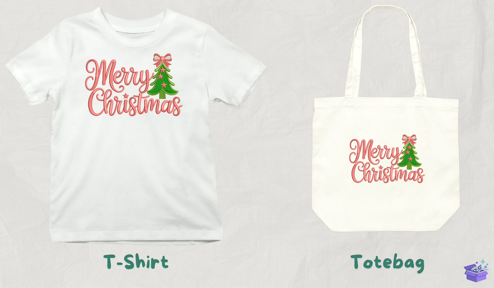 Yılbaşı Typography - Makine Nakış Deseni (SVG, DXF, EPS, PNG) - detaylı önizleme 3