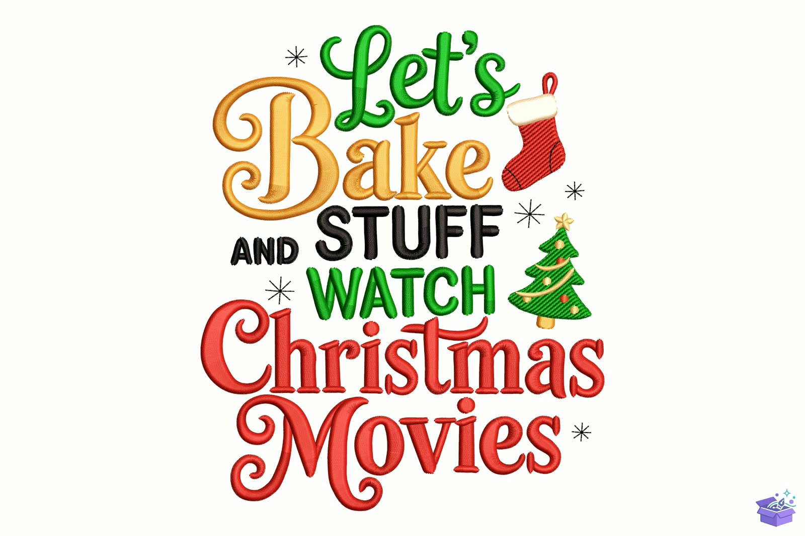 Yılbaşı Movies - Makine Nakış Deseni (SVG, DXF, EPS, PNG) - detaylı önizleme 5