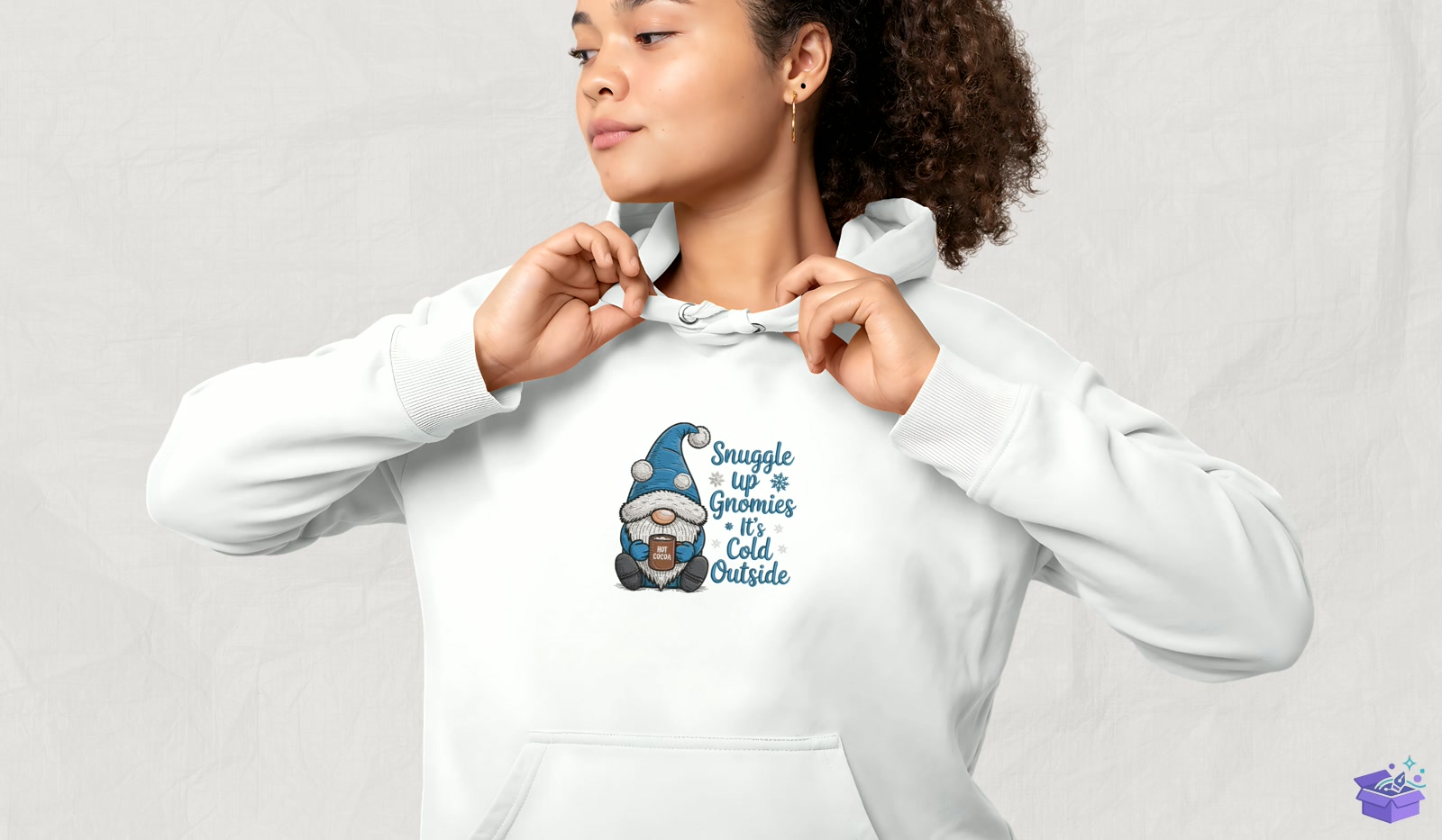 Gnomies Quote - Makine Nakış Deseni (SVG, DXF, EPS, PNG) - detaylı önizleme 4