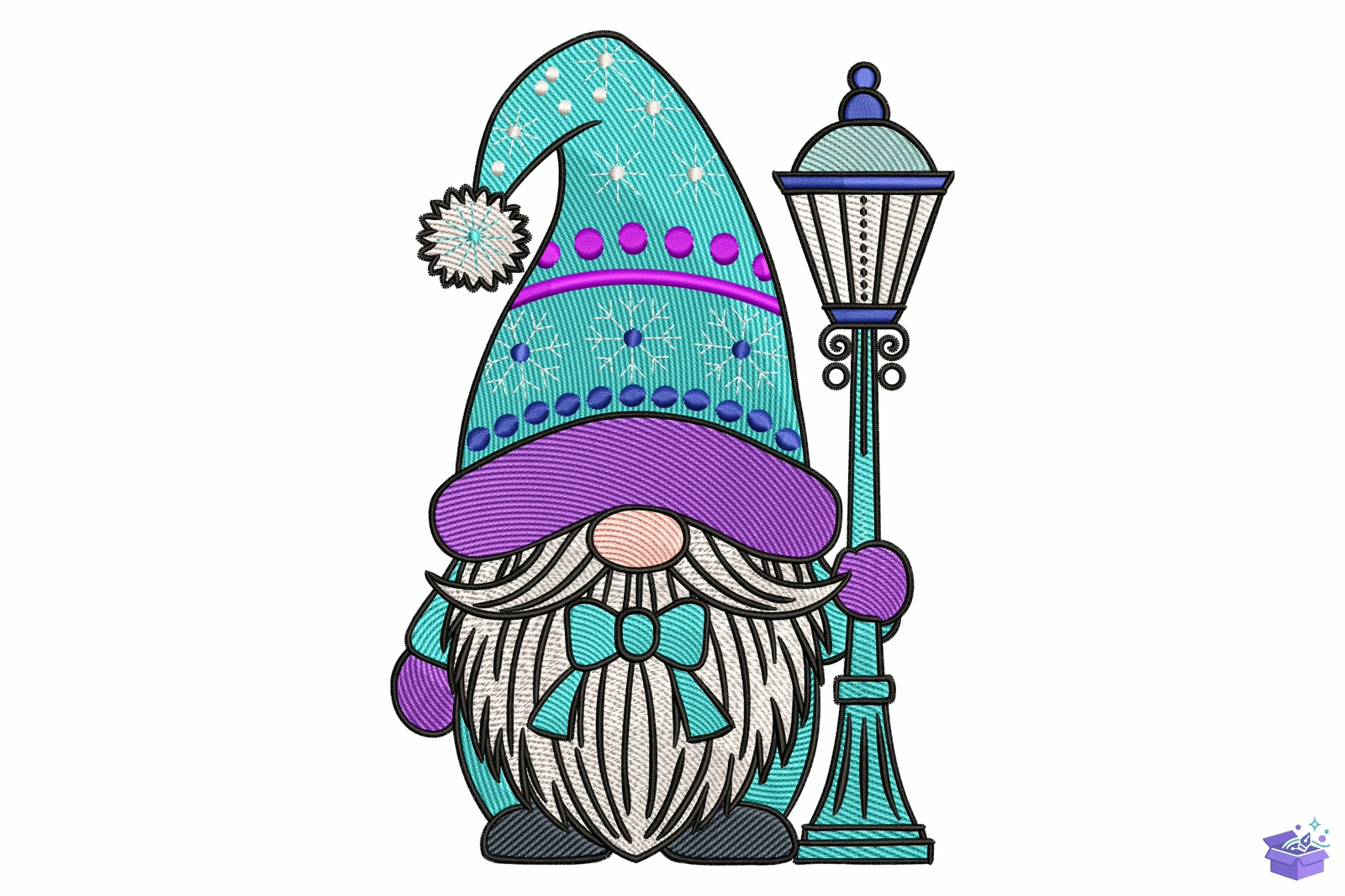 Scandi Gnome - Makine Nakış Deseni (SVG, DXF, EPS, PNG) - Nakış Desenleri İndir (DXF, SVG, EPS)