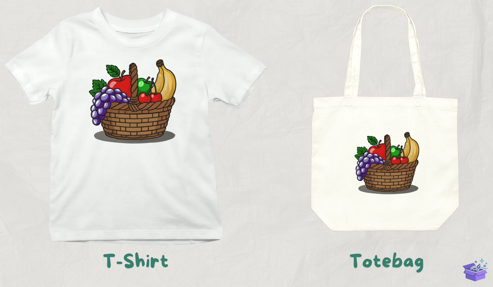Harvest Fruit Basket - Makine Nakış Deseni (SVG, DXF, EPS, PNG) - detaylı önizleme 3